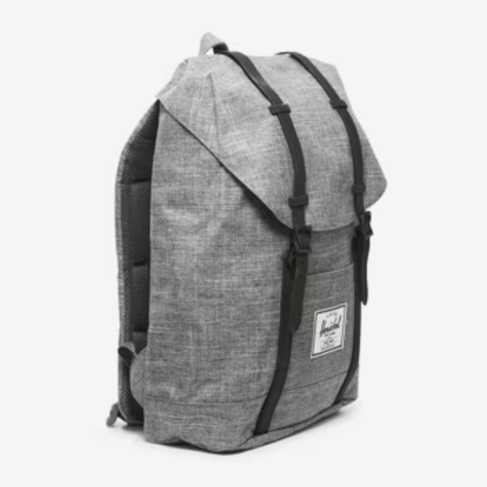 Herschel Supply Company | Women’s Grey Retreat Backpack Adjustable Straps OS - Picture 2 of 14